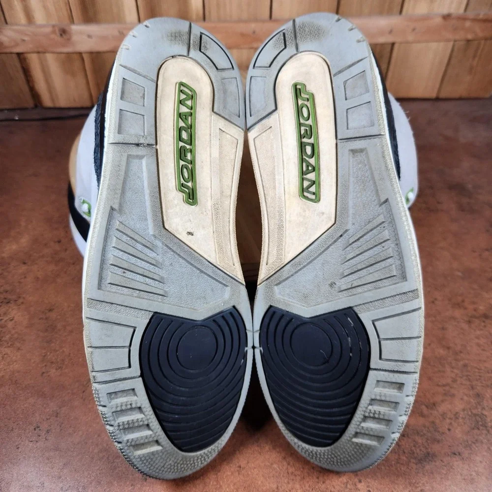 Nike‎ Air Jordan 3 Retro Chlorophyll Shoes Mens 11 Gray Sneakers 136064-006